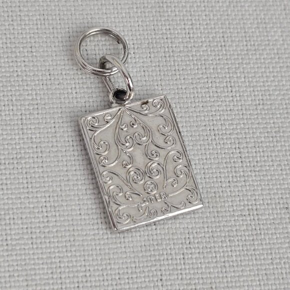 Vintage Sterling Silver Religious Bracelet Charms Bible Church - Picture 3 of 6